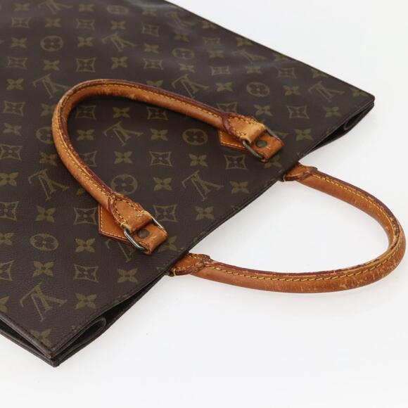 LOUIS VUITTON Monogram Sac Plat Hand Bag M51140 - Picture 6 of 11
